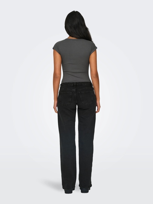 Женские черные джинсы Only артикул 15333082 WASHED BLACK FW2025 Фото ракурс 2 - Женские черные джинсы Only артикул 15333082 WASHED BLACK FW2025