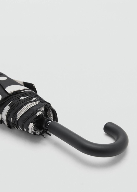 Фото ракурс 4 - Жіноча чорна парасоля Mango артикул 87050238 99 8 season