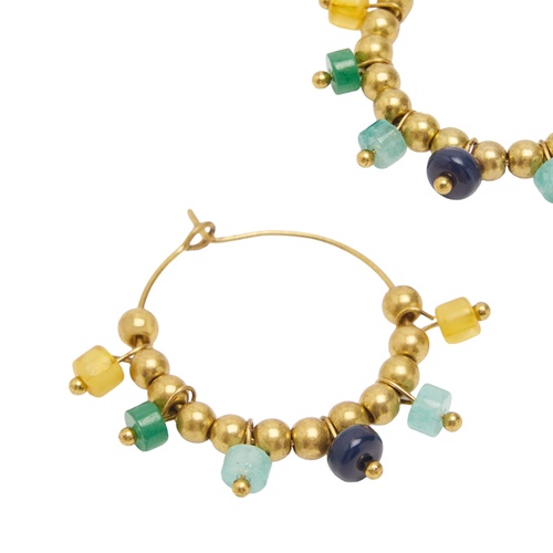 Фото ракурс 2 - Жіночі різнокольорові сережки Parfois артикул 237461 _HM FW2025