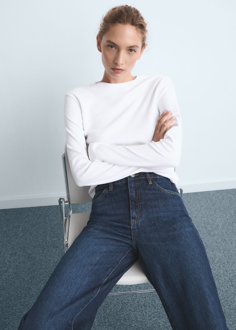 Фото ракурс 4 - Жіночі сині джинси Mango артикул 17055797 TO 1 season