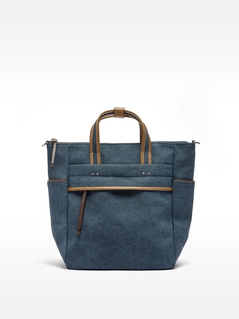 Женский синий рюкзак Parfois артикул 234000 _NV FW2025 Фото ракурс 1 - Женский синий рюкзак Parfois артикул 234000 _NV FW2025