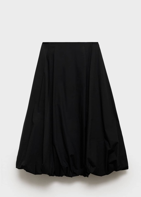Жіноча чорна спiдниця Mango артикул 87048264 99 8 season Фото ракурс 3 - Жіноча чорна спiдниця Mango артикул 87048264 99 8 season