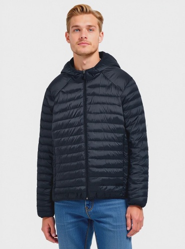 Фото ракурс 1 - Мужская синяя куртка Piazza Italia артикул 65607 Blue FW2025