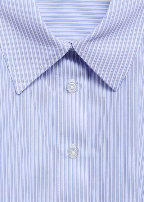 Женское голубое платье Mango артикул 87090582 52 8 season Фото ракурс 5 - Женское голубое платье Mango артикул 87090582 52 8 season