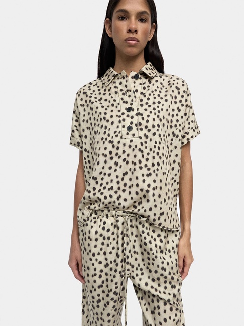 Фото ракурс 1 - Жіноча бежева блузка Parfois артикул 238161 _BM FW2025