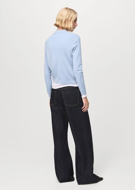 Фото ракурс 2 - Жіночий блакитний джемпер Mango артикул 27081191 50 2 season