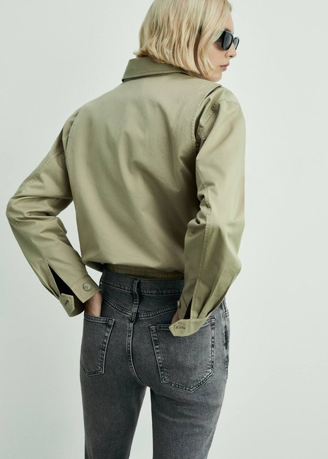 Фото ракурс 4 - Женские серые джинсы Mango артикул 87020451 TU 8 season