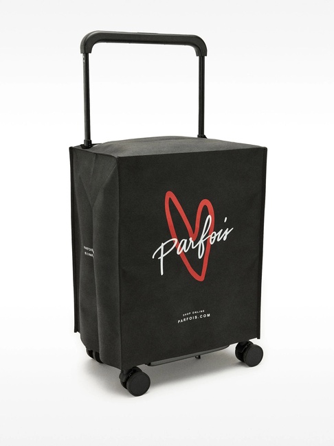 Фото ракурс 6 - Женский серый чемодан Parfois артикул 231910 _GY FW2025