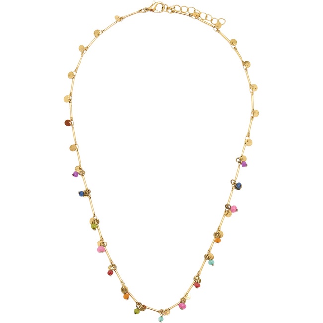 Женское золотое ожерелье Parfois артикул 223069 _BM FW2025 Фото ракурс 1 - Женское золотое ожерелье Parfois артикул 223069 _BM FW2025