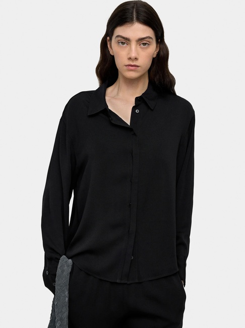 Фото ракурс 1 - Жіноча чорна блузка Parfois артикул 231039 _BK FW2025