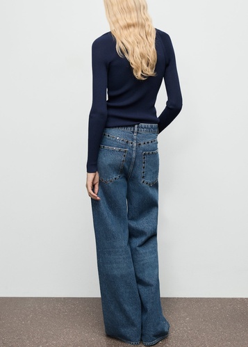 Фото ракурс 2 - Жіночі сині джинси Mango артикул 17046004 TO 1 season