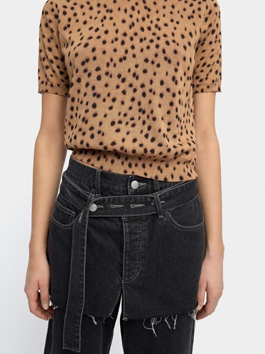 Фото ракурс 1 - Жіночий коричневий светр Parfois артикул 238438 _CA FW2025