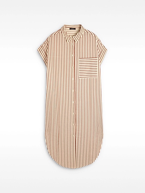 Жіноча коричнева сукня Parfois артикул 231804 _BR FW2025 Фото ракурс 5 - Жіноча коричнева сукня Parfois артикул 231804 _BR FW2025