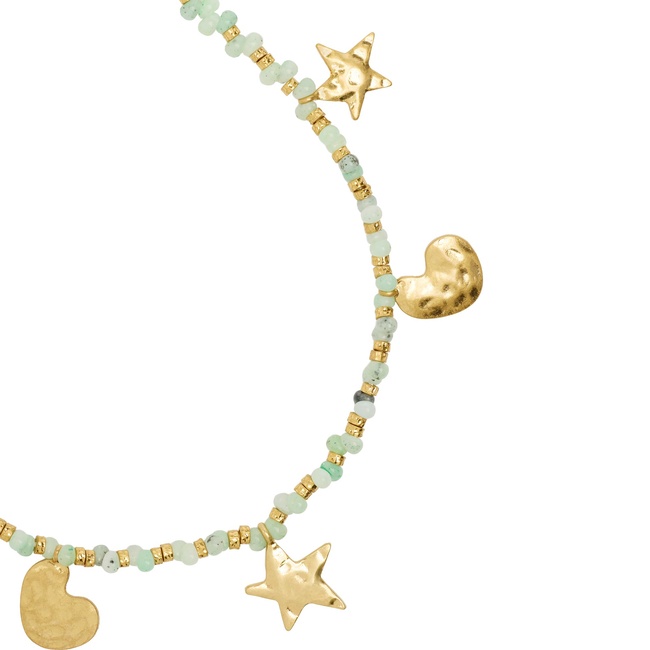 Женское золотое ожерелье Parfois артикул 237496 _GN FW2025 Фото ракурс 2 - Женское золотое ожерелье Parfois артикул 237496 _GN FW2025