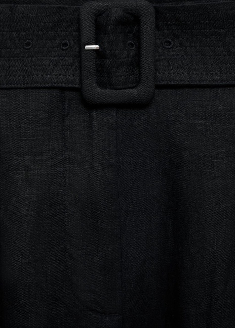 Жіночі чорні шорти Mango артикул 87058265 99 8 season Фото ракурс 5 - Жіночі чорні шорти Mango артикул 87058265 99 8 season