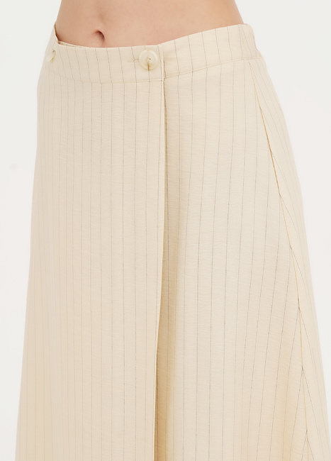 Жіноча бежева спiдниця EQUILIBRI артикул W491 067 300 Beige SS2025 Фото ракурс 3 - Жіноча бежева спiдниця EQUILIBRI артикул W491 067 300 Beige SS2025