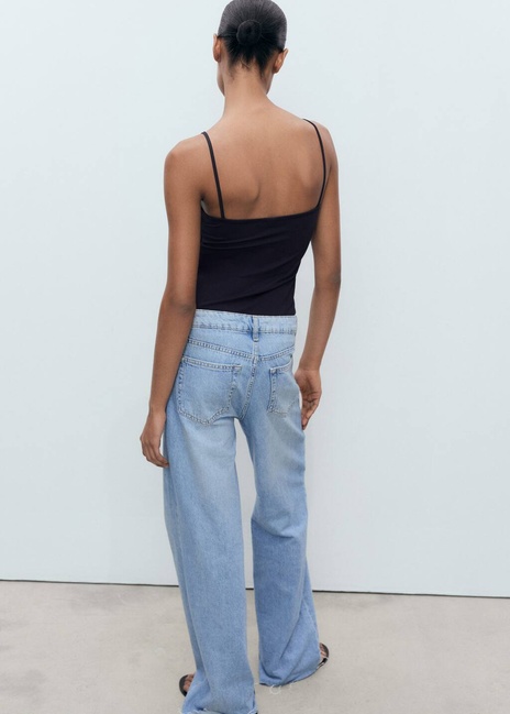 Фото ракурс 2 - Женский синий топ Mango артикул 87035760 56 8 season