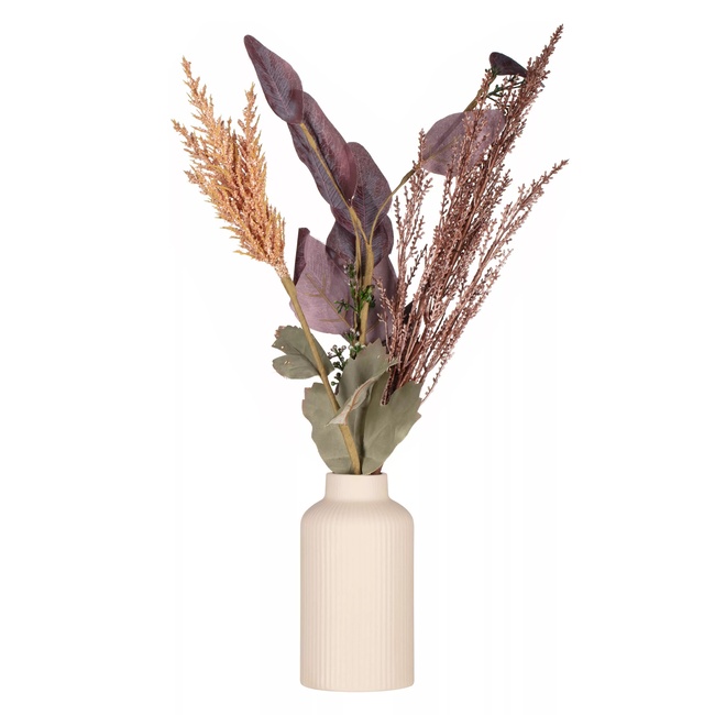 Фото ракурс 2 - Бежевая ваза Ardesto артикул AR3804B No color FW2025
