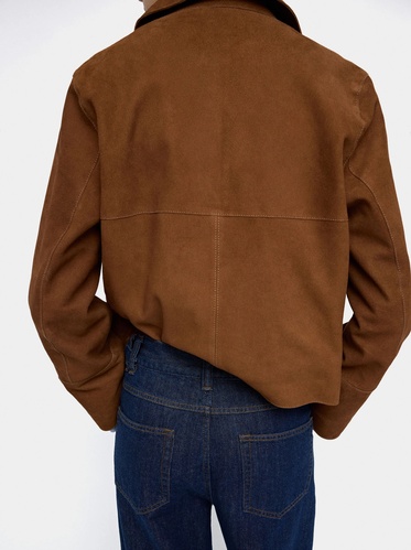 Фото ракурс 2 - Жіноча коричнева куртка Parfois артикул 237943 _BN FW2025