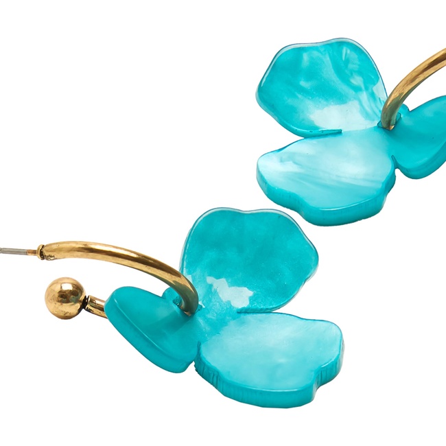 Фото ракурс 2 - Женские голубые серьги Parfois артикул 228753 _LB FW2025