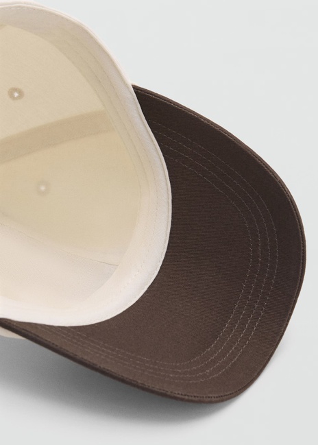 Фото ракурс 4 - Жіноча коричнева кепка Mango артикул 17061131 30 1 season