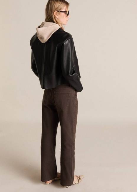 Жіночі коричневі джинси Mango артикул 87044095 32 8 season Фото ракурс 2 - Жіночі коричневі джинси Mango артикул 87044095 32 8 season