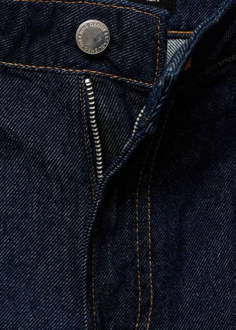 Женские синие шорты Mango артикул 87047177 TS 8 season Фото ракурс 5 - Женские синие шорты Mango артикул 87047177 TS 8 season