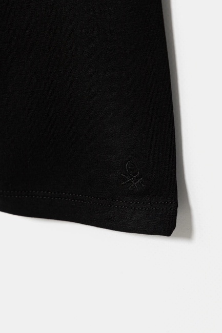 Чорні лосини для дівчаток Benetton артикул 3K1CCF03M.G 100 25I Фото ракурс 4 - Чорні лосини для дівчаток Benetton артикул 3K1CCF03M.G 100 25I