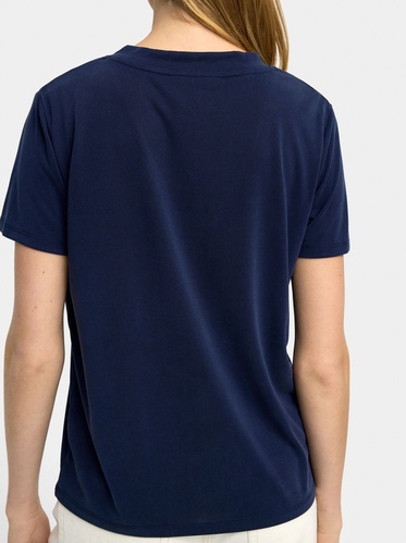 Фото ракурс 2 - Жіноча синя блузка Parfois артикул 239970 _NV FW2025