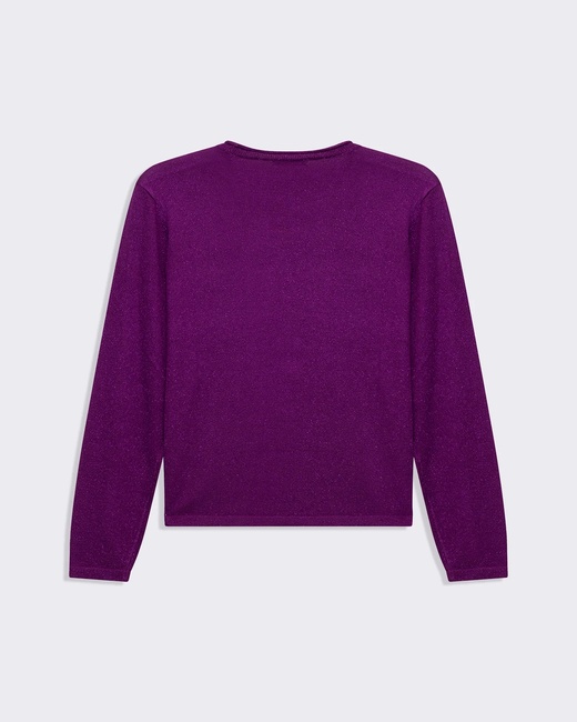 Фото ракурс 2 - Жіночий фіолетовий джемпер Piazza Italia артикул 32345 Violet FW2025