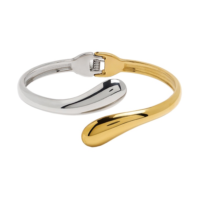 Женский золото-серебряный браслет Parfois артикул 233968 _MM FW2025 Фото ракурс 2 - Женский золото-серебряный браслет Parfois артикул 233968 _MM FW2025