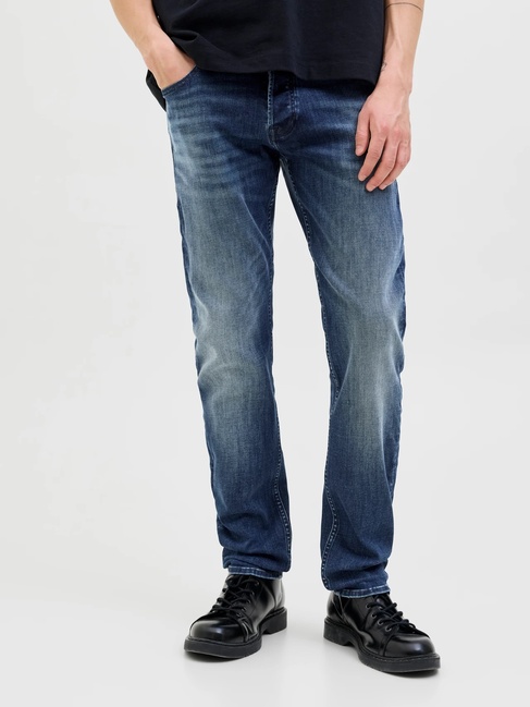 Чоловічі сині джинси Jack & Jones артикул 12278144 Blue denim FW2025 Фото ракурс 1 - Чоловічі сині джинси Jack & Jones артикул 12278144 Blue denim FW2025