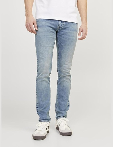 Фото ракурс 1 - Мужские голубые джинсы Jack & Jones артикул 12259078 Blue denim FW2024