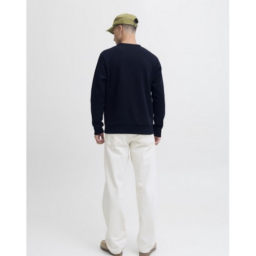 Фото ракурс 2 - Мужской синий свитшот Jack & Jones артикул 12278601 Sky Captain FW2025