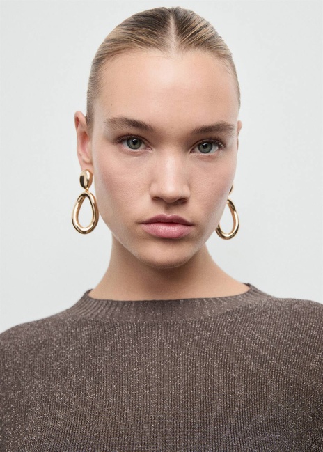 Фото ракурс 7 - Женский коричневый джемпер Mango артикул 17009121 32 1 season