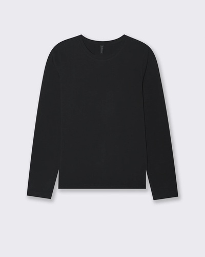 Фото ракурс 1 - Жіночий чорний лонгслів Piazza Italia артикул 62314 Black FW2025