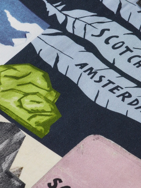 Фото ракурс 7 - Мужская разноцветная рубашка SCOTCH & SODA артикул 181711 001 FW2025