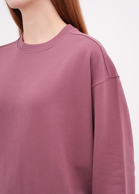 Фото ракурс 4 - Жіночий рожевий світшот EQUILIBRI артикул W291 041 100 Frez FW2025