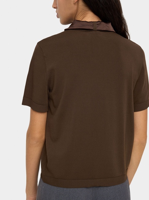 Фото ракурс 2 - Жіночий коричневий светр Parfois артикул 240317 _BN FW2025