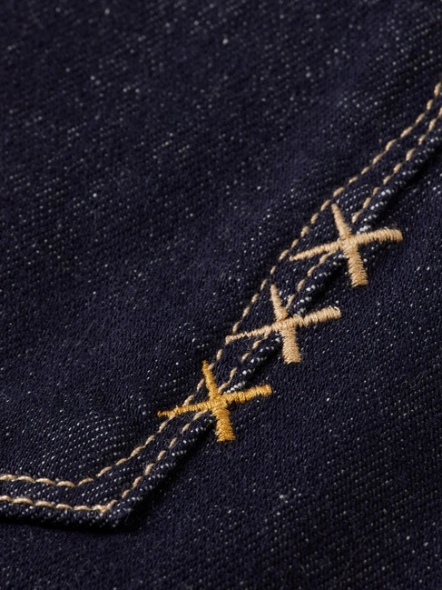 Фото ракурс 6 - Мужские синие джинсы SCOTCH & SODA артикул 180247 401 SS2025