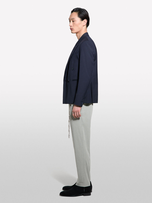 Фото ракурс 4 - Мужской синий пиджак Sisley артикул 2TBJSW028 903 25P