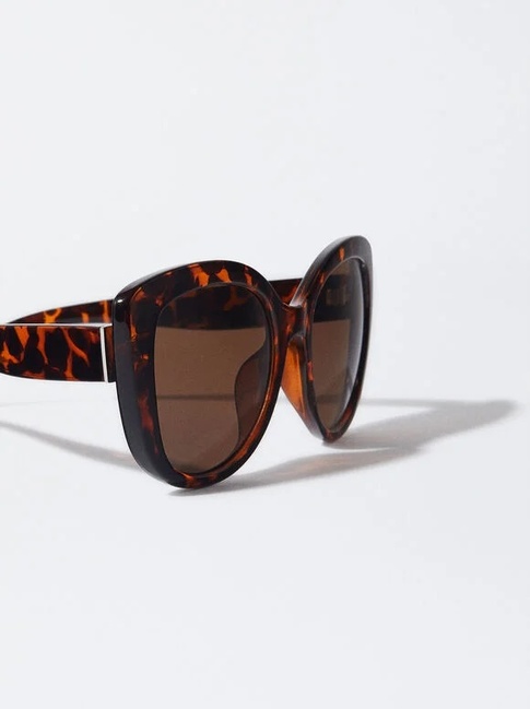 Фото ракурс 2 - Жіночі коричневі окуляри Parfois артикул 2115851 BNU SS2025