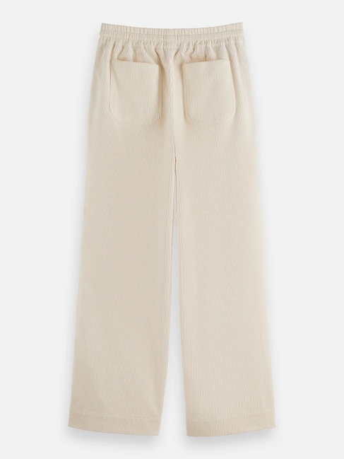 Фото ракурс 6 - Женские бежевые брюки SCOTCH & SODA артикул ULH01006F U137 FW2025