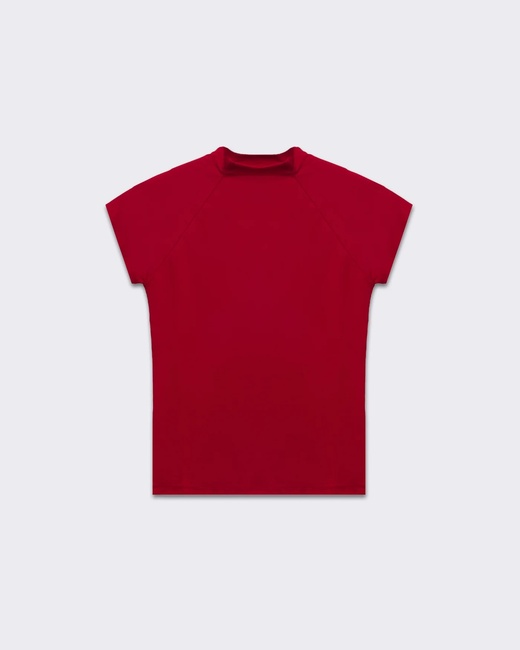 Фото ракурс 3 - Жіноча червона футболка Piazza Italia артикул 32669 Red SS2025