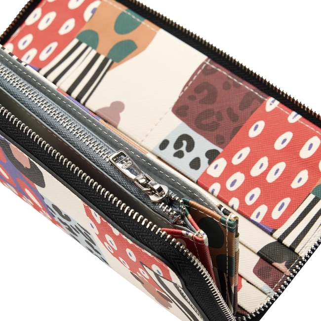 Фото ракурс 3 - Женский разноцветный кошелёк Parfois артикул 242383 _BM SS2026