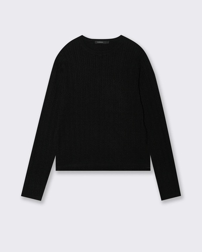 Фото ракурс 1 - Жіночий чорний джемпер Piazza Italia артикул 57947 Black FW2025