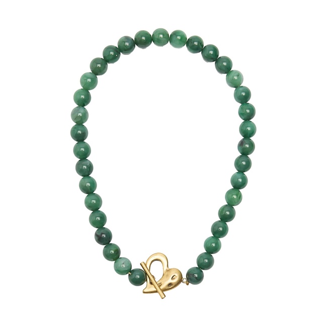 Жіноче зеленe намисто Parfois артикул 238720 _GN FW2025 Фото ракурс 1 - Жіноче зеленe намисто Parfois артикул 238720 _GN FW2025