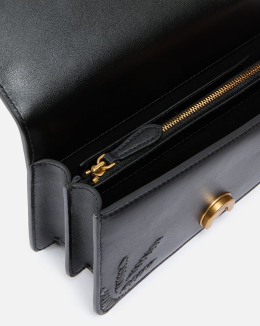 Фото ракурс 4 - Женская черная сумка Pinko артикул 100059-A2C3 Z99Q FW2025