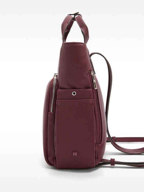 Фото ракурс 4 - Женский бордовый рюкзак Parfois артикул 231765 _BU SS2025