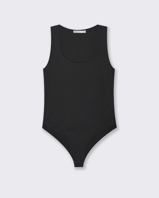 Женские черные боди Piazza Italia артикул 50411 Black SS2025 Фото ракурс 1 - Женские черные боди Piazza Italia артикул 50411 Black SS2025